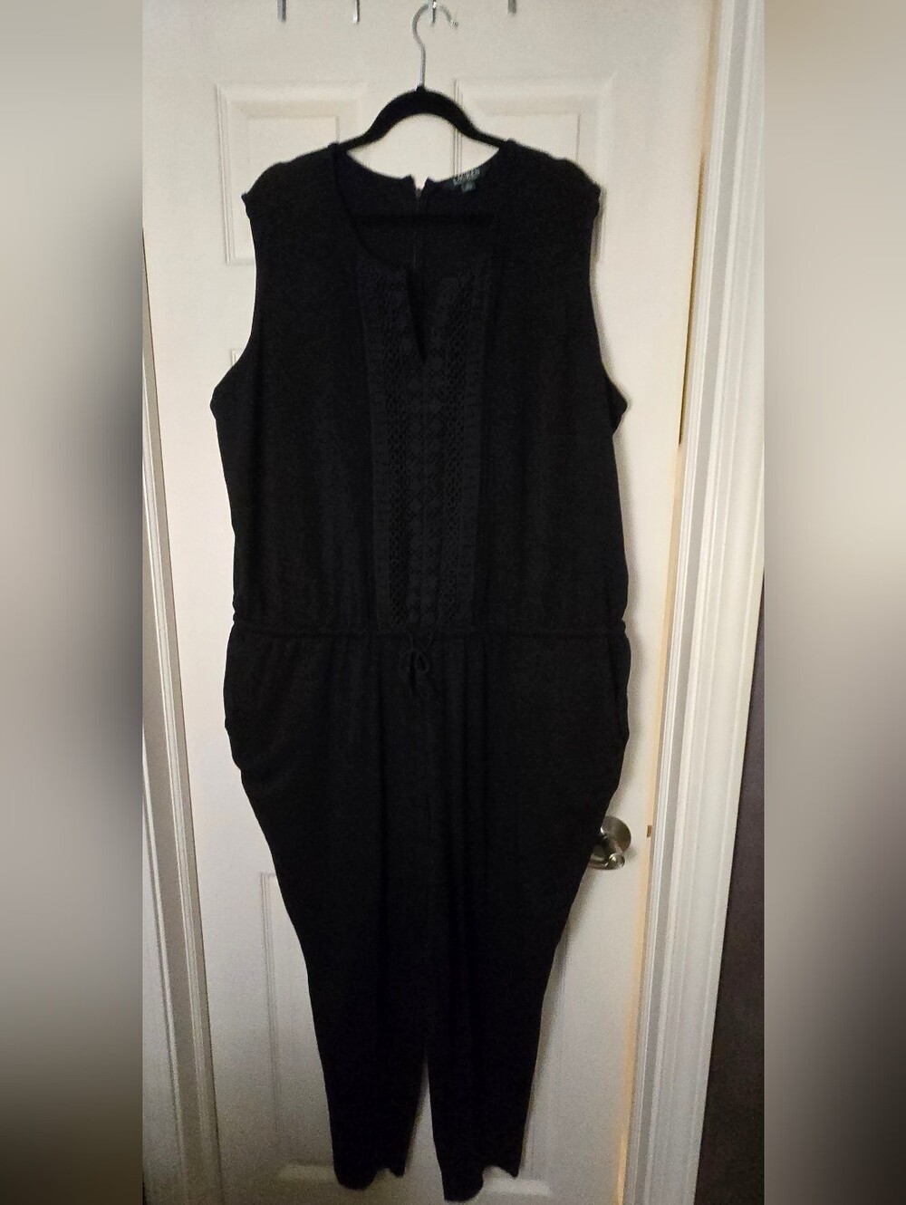 Lauren Ralph Lauren Black Sleeveless Jumpsuit